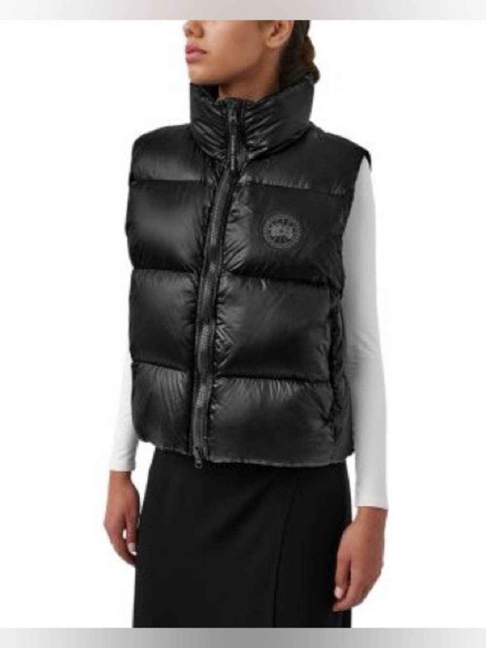 Canada Goose Cypress Puffer Vest Black Logo Size S Full Set Brand New - Picture 4 of 16
